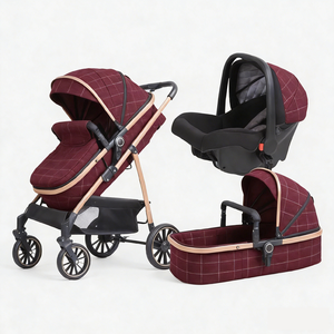 Carrito de Bebé Plegable 3 en 1 con Cuna y Asiento, de Oxford Grueso para Invierno, en Oferta - Product Image 3