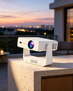 Mini Proyector Inteligente HT51 Portátil y Ligero 4K, Equipo de Visualización de Películas para Cine en Casa y Ocio al Aire Libre - Product Image 1