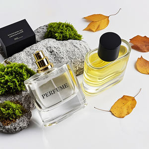 ขวดน้ำหอมแก้วใสฝ้า 30 มล. 50 มล. 100 มล. แบบเติมได้ ขวดสเปรย์น้ำหอมสำหรับเครื่องสำอาง ฝาปิดสีดำ หัวปั๊มแบบลูกกลิ้ง - Product Image 2