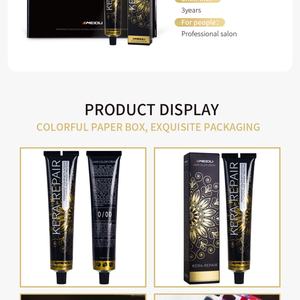 Crème colorante pour cheveux permanente naturelle à faible teneur en ammoniaque, marque privée en gros, OEM, pour salon professionnel - Product Image 5