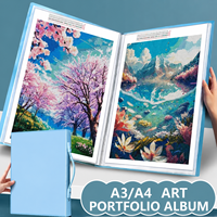 Porte-documents d'artiste A3 A4, classeur de dessins 4K 8K, livre de collection, tableau de présentation, organiseur de fichiers, rangement de documents