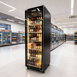 Réfrigérateur Commercial pour Boissons et Spiritueux, Vitrine Réfrigérée pour Boissons Froides, Équipement de Réfrigération de Bar, Vente Directe Usine - Product Image 1