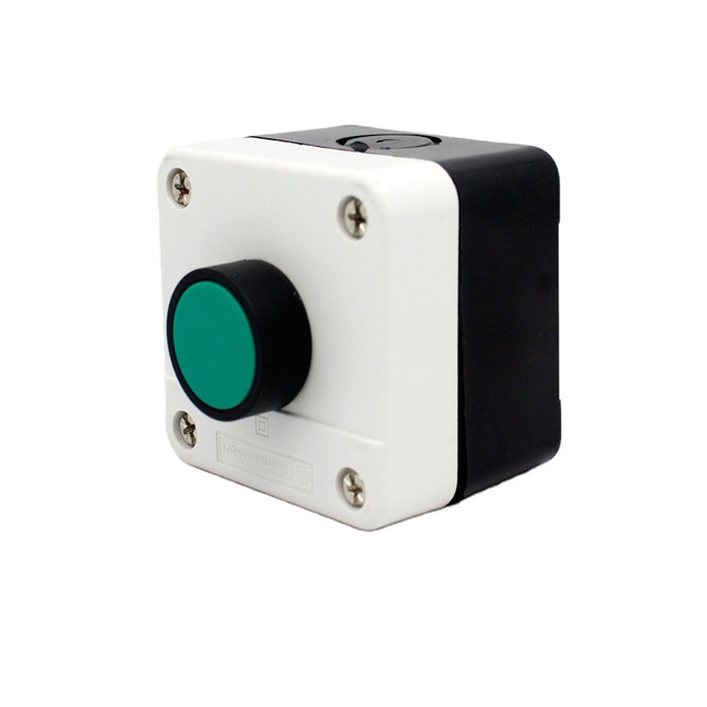 22mm Box White Yellow Color Momentary Push Button Switch & Box 1NO