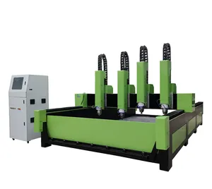China Factory Sell New Design 4 axis CNC Router Machine 1325 4 Spindles Heavy Duty Stone Marble CNC Router