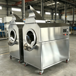 Machine à torréfier électromagnétique électrique en acier inoxydable pour <span class=keywords><strong>graines</strong></span> de citrouille, piments, grains de café, noix - Product Image 4