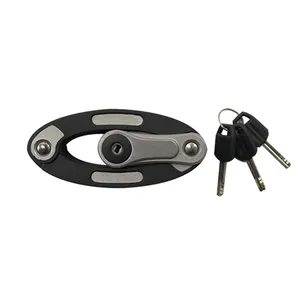 SENDE Heavy Duty Bicycle Folding Lock with Mounting Bracket Key, Electric Scooter, E-Bike, Motorcycle Lock