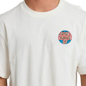 Camiseta Negra Extra Grande de Fabricantes de Ropa con Impresión Gráfica Atractiva, 280 GSM, 100% Algodón, Hombros Caídos - Product Image 4