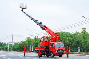 Camion-nacelle à flèche de 35 mètres de la marque nationale chinoise Dongfeng pour l'entretien et la construction de bâtiments de grande hauteur - Product Image 6