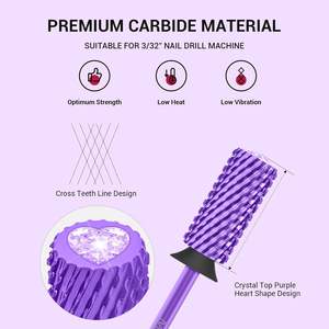 2025 autres équipements pour ongles, ensembles de <span class=keywords><strong>manucure</strong></span> professionnels petits forets à ongles russes portables - Product Image 5