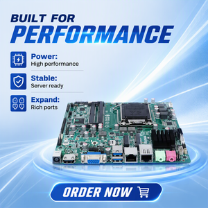 พอร์ต COM 8 ช่อง LVDS/HDMI/VGA จอแสดงผลคู่ เมนบอร์ด H310C LGA1151 แบบฝังตัว รองรับ Linux/<span class=keywords><strong>Windows</strong></span> - Product Image 1
