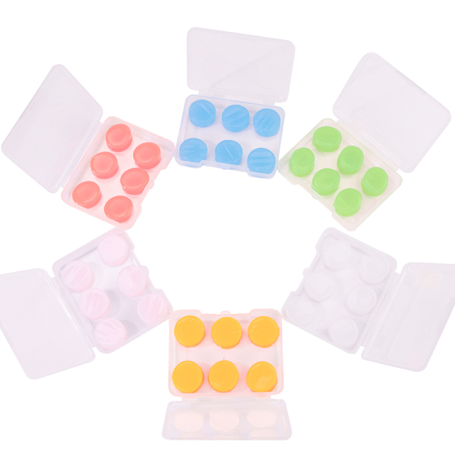 Custom Fit Reusable Silicone Earplugs Moldable Ear Plugs for Sleeping Noise Cancelling Waterproof Earplugs for Swimmers