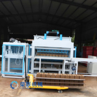 Nouvelle machine automatique de fabrication de briques en argile avec moteur et pompe hydraulique haute pression, capacité élevée de 28 800 pièces/jour