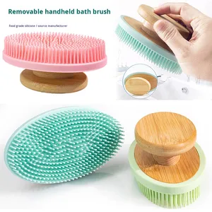 Wholesale Bath Products Exfoliating Silicone Scrubber Shower - 2 Side Design Brush Well Easy to Clean & for Removing Dead Skin - Product Image 5