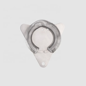Création d'un passoire à <span class=keywords><strong>cocktail</strong></span> triangulaire conique en acier inoxydable écologique de 1,2 mm d'épaisseur avec couleur et logo personnalisables - Product Image 1