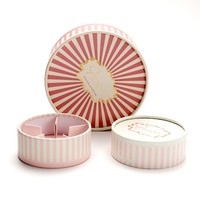 Boîte à chocolats rondes personnalisées avec logo, finition brillante, gaufrage, recyclable, coffret cadeau de luxe vide pour chocolats