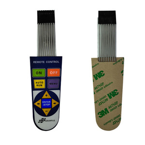 Xe điện ba bánh điều khiển kỹ thuật số Bảng điều khiển công cụ <span class=keywords><strong>Silicone</strong></span> màng chuyển đổi bảng điều khiển nút bàn phím cho thiết bị nhà - Product Image 3