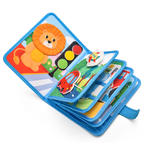 Nuevo Diseño, Venta Rápida para Revendedores, Fuente de Tráfico FBA, Juguete Educativo de Aprendizaje Cognitivo, <span class=keywords><strong>Libro</strong></span> Sensorial Montessori de Fieltro, <span class=keywords><strong>Libro</strong></span> Silencioso - Product Image 2