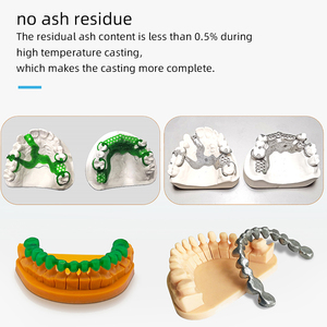 405nm UV Curing modello dentale stampa 3D resina garantita dentiera Base denti per LCD DLP 3D stampante resina