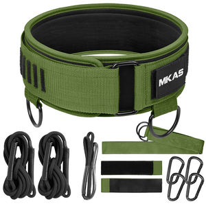 MKAS Nouveau Fitness EVA Multifonctionnel 4-en-1 Haltérophilie Hanche Poussée Haltère Traîneau Tirant Ceinture Dip Ceinture D'haltérophilie - Product Image 1