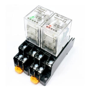 Relais intermédiaire miniature JQX-13F 8 broches LY2NJ HH62P avec voyant lumineux 12V 24V 220V 110V Catégorie de produit Relais - Product Image 2