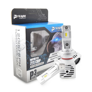 ไฟหน้า LED แบบสว่างมากอุปกรณ์ตกแต่งรถยนต์ <span class=keywords><strong>P3</strong></span> 55W 6500K H7 H4 - Product Image 1