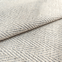 Tissu de rideau en jacquard chevron de luxe 100% polyester, occultant, imperméable, écologique, pour la décoration intérieure du canapé