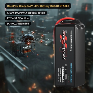 Pin Li-po trạng thái rắn 350wh/kg 3-10C, 33Ah 33000mAh 6S 12S 14S 22.2V dùng cho máy bay không người lái giao hàng/nâng hạ vật nặng/hybrid/e-VTOL/nhiều cánh quạt - Product Image 5