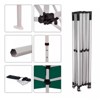 Tente de marque de qualité supérieure, auvent rétractable facile à monter avec protection contre la pluie, gazebo personnalisé avec logo pour événement promotionnel