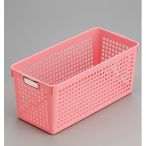 Cesto di stoccaggio nome sottile Inomata in colore rosa - Product Image 1