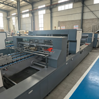 Machine plieuse-colleuse entièrement automatique ORAY à grande vitesse pour boîtes en carton ondulé, avec correction de déviation et système de verrouillage de fond, pour usage intensif