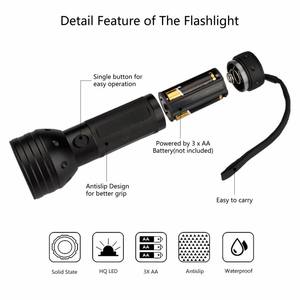 Lampe torche UV portable à 51/100 LED, lumière noire 395 NM, détecteur <span class=keywords><strong>de</strong></span> lumière noire pour l'urine <span class=keywords><strong>de</strong></span> chien, les taches d'animaux et les punaises <span class=keywords><strong>de</strong></span> <span class=keywords><strong>lit</strong></span> - Product Image 2