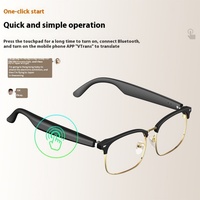 Lunettes Intelligentes de Sport Tendance pour Caméra Mains Libres avec Vidéo 1080P, Étanchéité IPX-5, Musique et Traduction