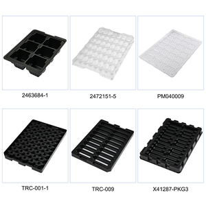 Tùy chỉnh linh kiện điện tử có thể tái chế nhựa vỉ khay bao bì phân đoạn Khay hộp - Product Image 5