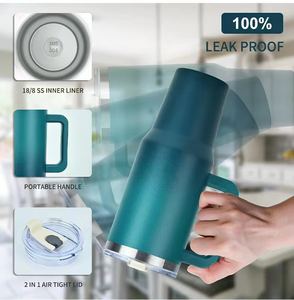 थोक थोक थोक थोक ओम्ब्रे ग्लास स्टेनलेस रंगीन गुलाबी नीले रंग के तील रिसाव प्रमाण 40 औंस - Product Image 4