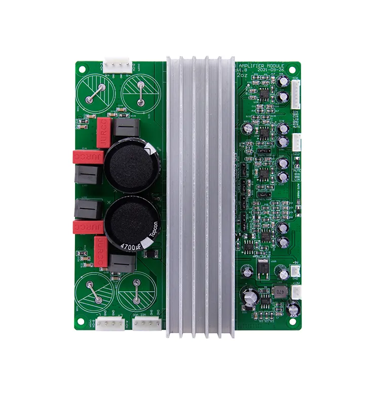 Placa amplificadora de potência digital classe d, amplificador de áudio com 2 canais 200w tpm103a