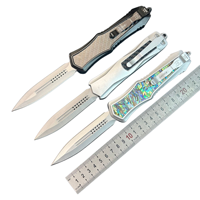 Couteau pliant tactique pour le camping en plein air, la pêche, la chasse, la défense personnelle, couteau à fruits durable, manche en alliage de zinc