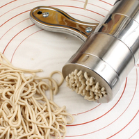 Ustensile de Cuisine en Acier Inoxydable, Petite Presse à Nouilles Manuelle, Outil à Pâtes Ménager, Machine à Fabriquer des Pâtes Manuelle