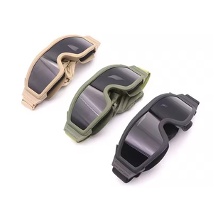 Gafas Deportivas Anti-Impacto para Exteriores, Protección UV400, Resistentes al Viento, con 3 Lentes Intercambiables para Ciclismo y Tiro - Product Image 1