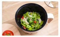 Mini-cuiseur électrique en acier inoxydable pour dortoir, cuiseur vapeur pour dim sum, style américain