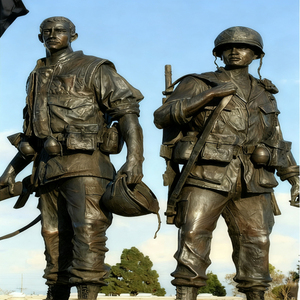Figurine <span class=keywords><strong>Vietnam</strong></span> en bronze-Sculpture de coulée 3D personnalisée d'extérieur moderne - Product Image 3
