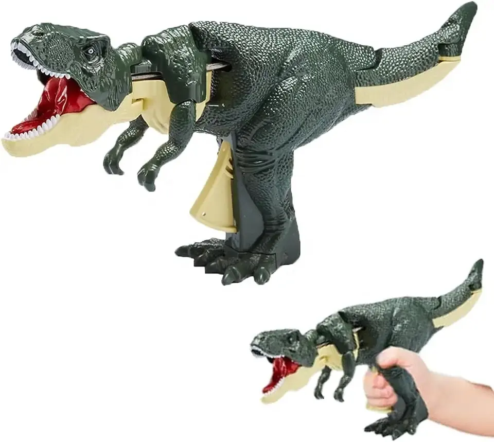 Jinying 2023 Tiktok Grabber Trigger The T-Rex Dinosaur Telescopic Swing Fidget Toy Dinosaur Toy with sound