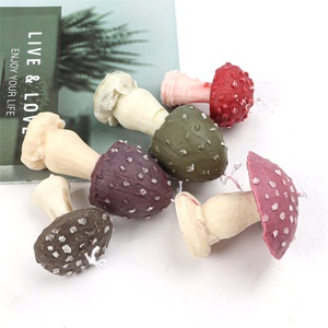 Moule en silicone fait main en forme de champignon 3D pour bougies, réutilisable, pour la fabrication de bougies parfumées en forme d'étoile de mer et de coquillage, vente en gros - Product Image 1