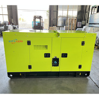 Groupe électrogène diesel silencieux CITY LION GFS-C33 20kw 30kw 40kw 50kw avec démarrage automatique, démarrage à distance, châssis ouvert et ATS à vendre