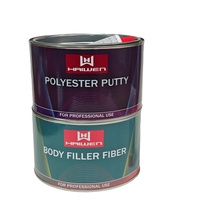 Mastic de remplissage polyuréthane Haiwen 2L de haute qualité pour carrosserie automobile, revêtement liquide vert à fibres pour bateaux et voitures, résistant aux UV, haute performance
