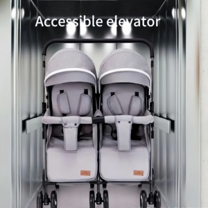 Jxb du lịch sang trọng cao xem di động có thể gập lại đôi xe đẩy cho trẻ sơ sinh và trẻ mới biết đi - Product Image 6