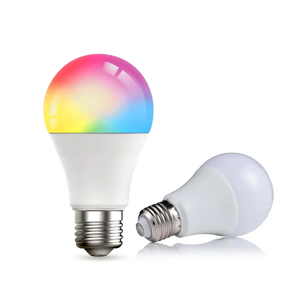 Многоцветный ландшафтный свет низкого напряжения 12 В AC DC пульт дистанционного управления Изменение цвета Smart RGBW 8 Вт E27 E26 светодиодные лампы