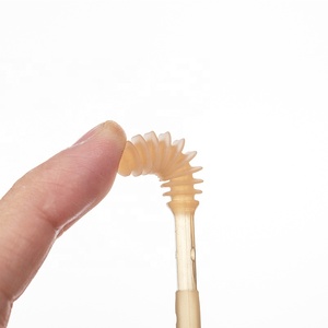 Venta al por mayor OEM cepillo de dientes de silicona para bebés limpieza de la lengua del bebé productos maternos y para bebés - Product Image 5