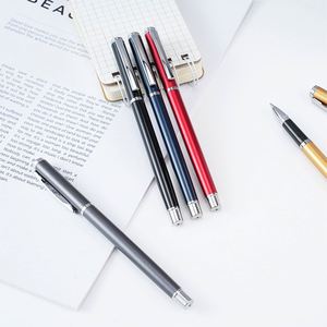Custom Metal Ballpoint Pens Wholesale Business 0.5 mm Writing Width Promotional Black Ink Novelty Design Signature Meeting Pen - Product Image 1