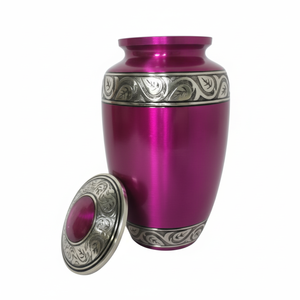 Urne de crémation pour adultes en laiton fait à la main beau Design moderne Style américain mémorial funéraire funéraire porte-cendres - Product Image 1