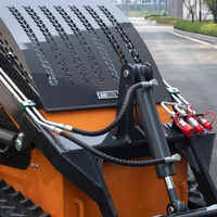 Compact Track Loader dengan Quick Attach Plate dan Berbagai Bucket untuk Pekerjaan Pembongkaran, Lansekap, dan Pertanian